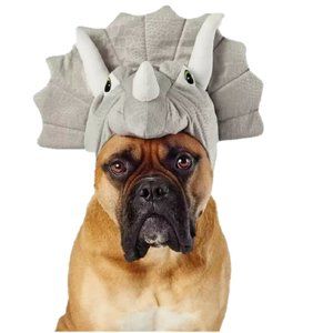 Dog Pet TRICERATOPS Dinosaur Halloween Costume Size XL Up to 90lbs NWT Grat
